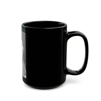 Bettie Page #609 (Vintage Female Icon) Black Coffee Mug - Go Mug Yourself