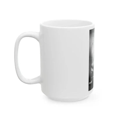 Bettie Page #609 (Vintage Female Icon) White Coffee Mug - Go Mug Yourself