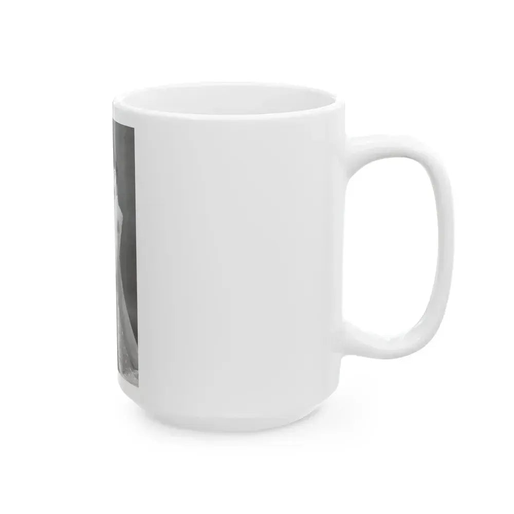 Bettie Page #609 (Vintage Female Icon) White Coffee Mug - Go Mug Yourself