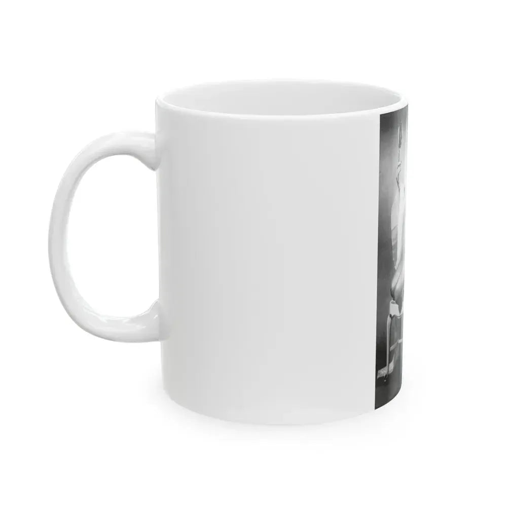 Bettie Page #609 (Vintage Female Icon) White Coffee Mug - Go Mug Yourself