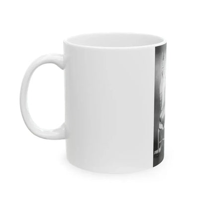 Bettie Page #609 (Vintage Female Icon) White Coffee Mug - Go Mug Yourself