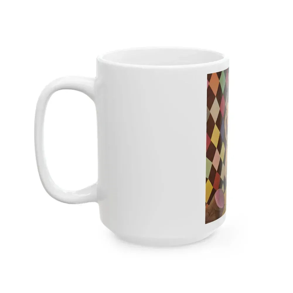 Bettie Page #61 (Vintage Female Icon) White Coffee Mug - Go Mug Yourself
