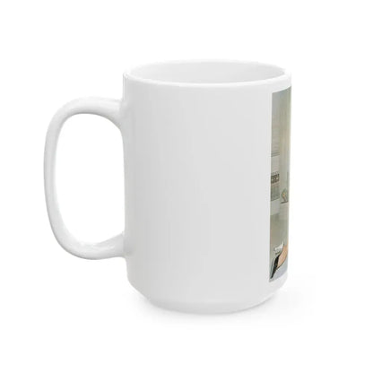 Bettie Page #610 (Vintage Female Icon) White Coffee Mug - Go Mug Yourself