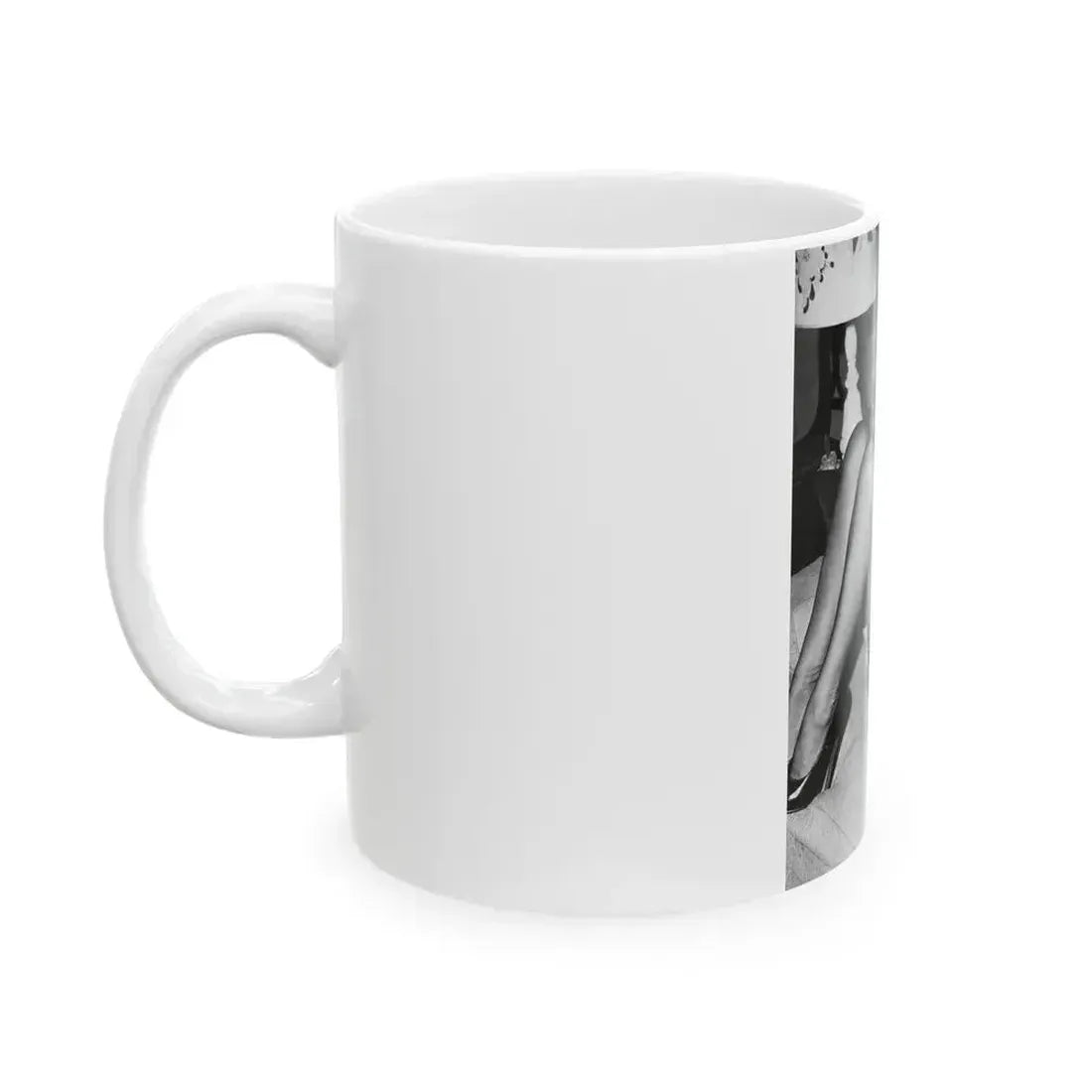 Bettie Page #612 (Vintage Female Icon) White Coffee Mug - Go Mug Yourself