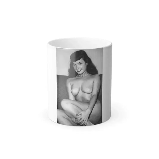 Bettie Page #613 (Vintage Female Icon) Color Changing Mug 11oz 11oz - Go Mug Yourself