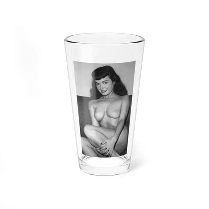 Bettie Page #613 (Vintage Female Icon) Pint Glass 16oz 16oz - Go Mug Yourself