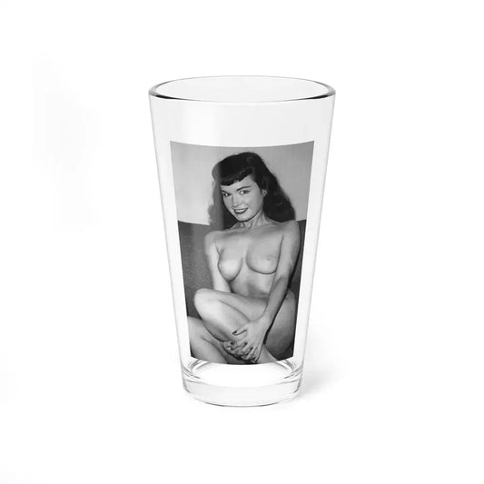 Bettie Page #613 (Vintage Female Icon) Pint Glass 16oz 16oz - Go Mug Yourself