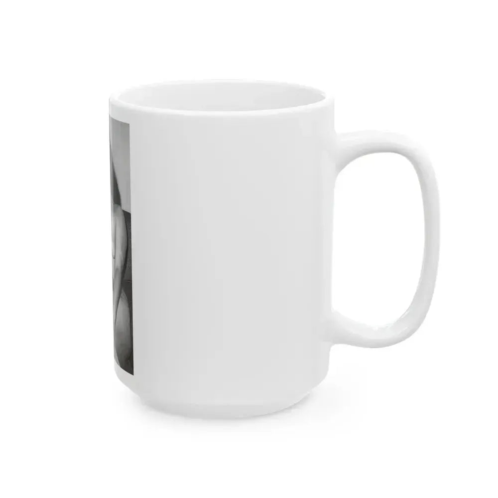 Bettie Page #613 (Vintage Female Icon) White Coffee Mug - Go Mug Yourself