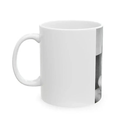 Bettie Page #613 (Vintage Female Icon) White Coffee Mug - Go Mug Yourself