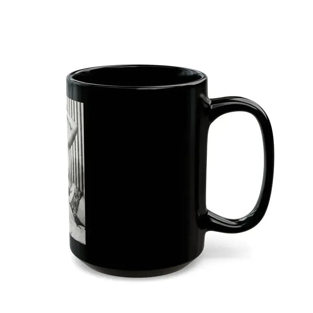 Bettie Page #614 (Vintage Female Icon) Black Coffee Mug - Go Mug Yourself