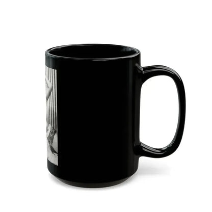 Bettie Page #614 (Vintage Female Icon) Black Coffee Mug - Go Mug Yourself