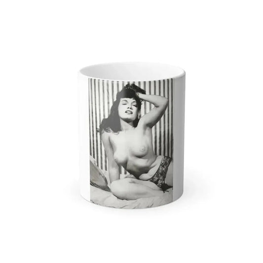 Bettie Page #614 (Vintage Female Icon) Color Changing Mug 11oz 11oz - Go Mug Yourself