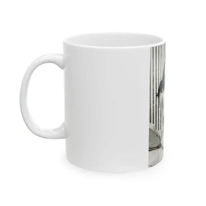Bettie Page #614 (Vintage Female Icon) White Coffee Mug - Go Mug Yourself