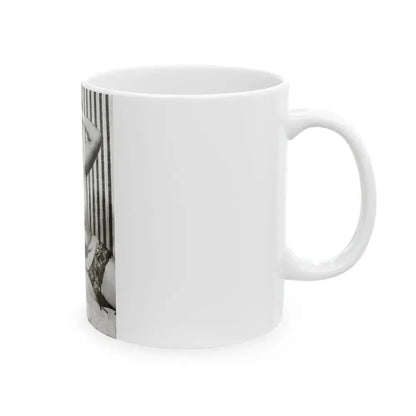 Bettie Page #614 (Vintage Female Icon) White Coffee Mug - Go Mug Yourself