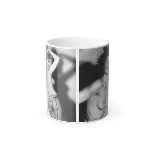 Bettie Page #615 (Vintage Female Icon) Color Changing Mug 11oz 11oz - Go Mug Yourself