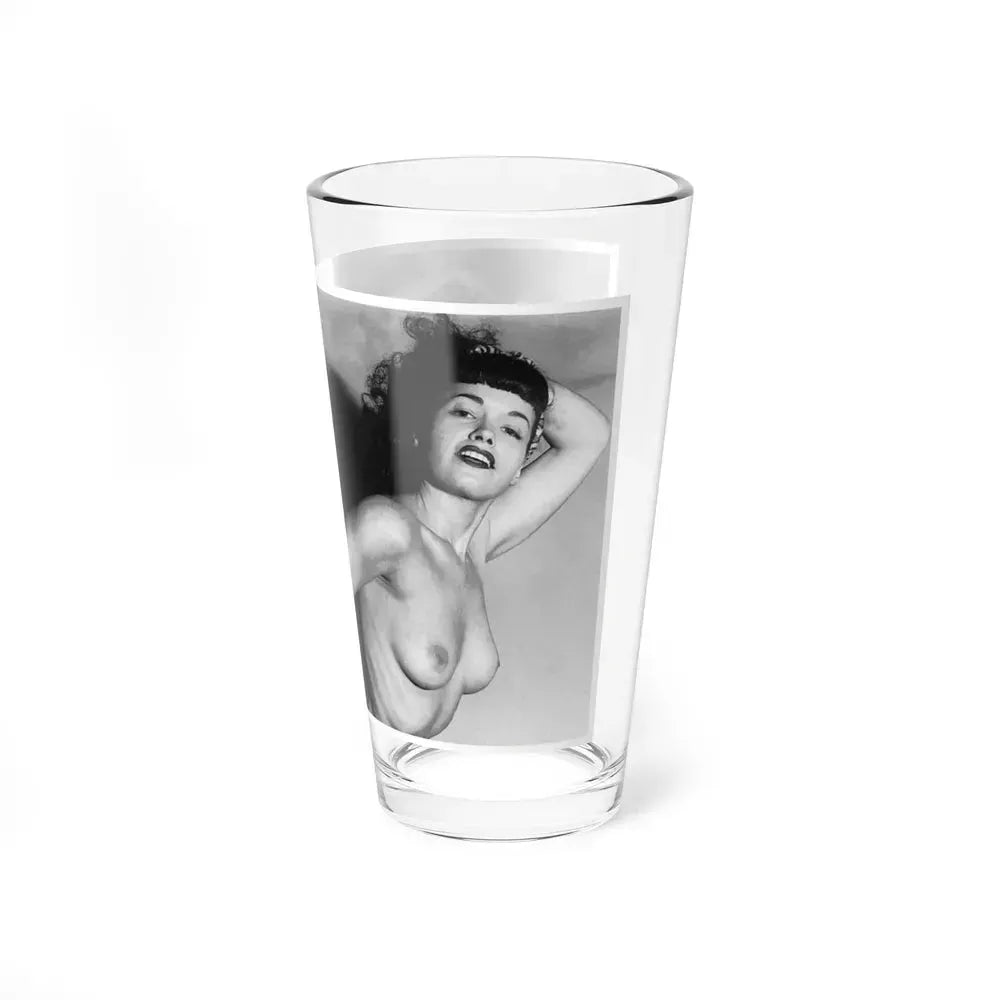 Bettie Page #615 (Vintage Female Icon) Pint Glass 16oz - Go Mug Yourself