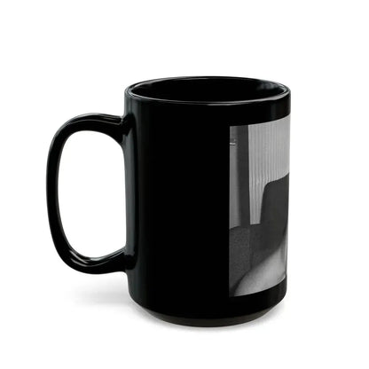 Bettie Page #616 (Vintage Female Icon) Black Coffee Mug - Go Mug Yourself