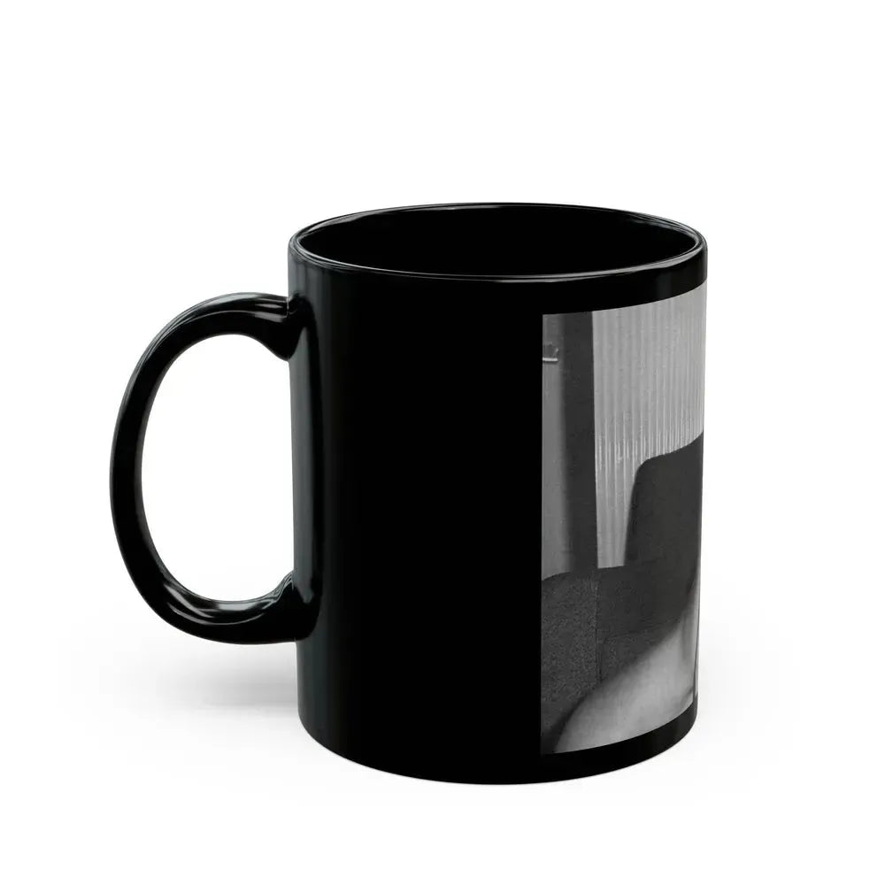Bettie Page #616 (Vintage Female Icon) Black Coffee Mug - Go Mug Yourself