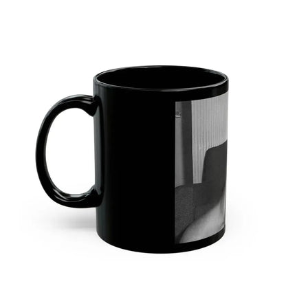 Bettie Page #616 (Vintage Female Icon) Black Coffee Mug - Go Mug Yourself