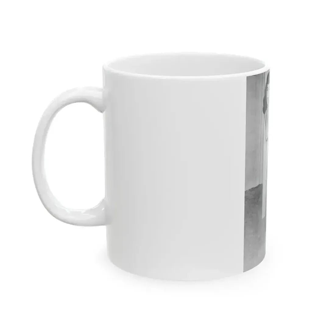 Bettie Page #617 (Vintage Female Icon) White Coffee Mug - Go Mug Yourself