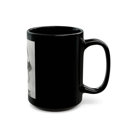 Bettie Page #618 (Vintage Female Icon) Black Coffee Mug - Go Mug Yourself