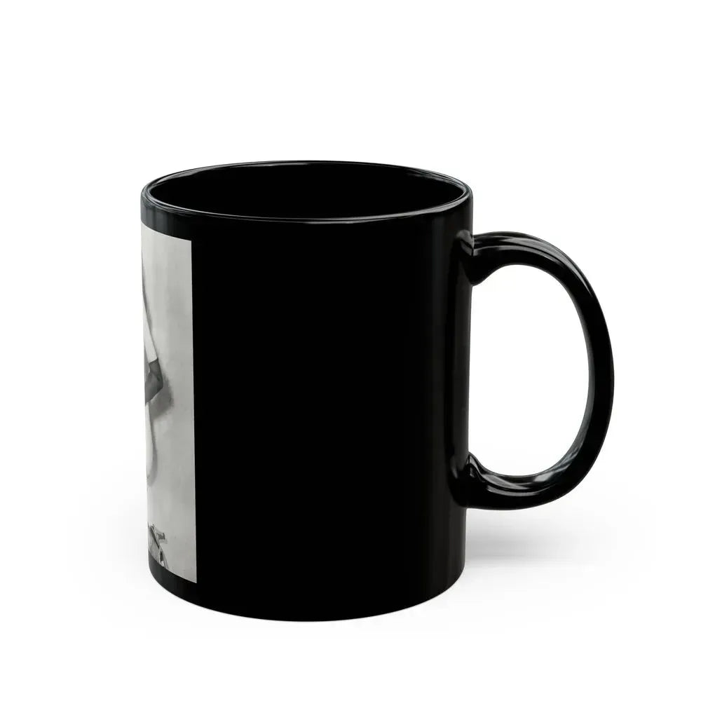 Bettie Page #618 (Vintage Female Icon) Black Coffee Mug - Go Mug Yourself