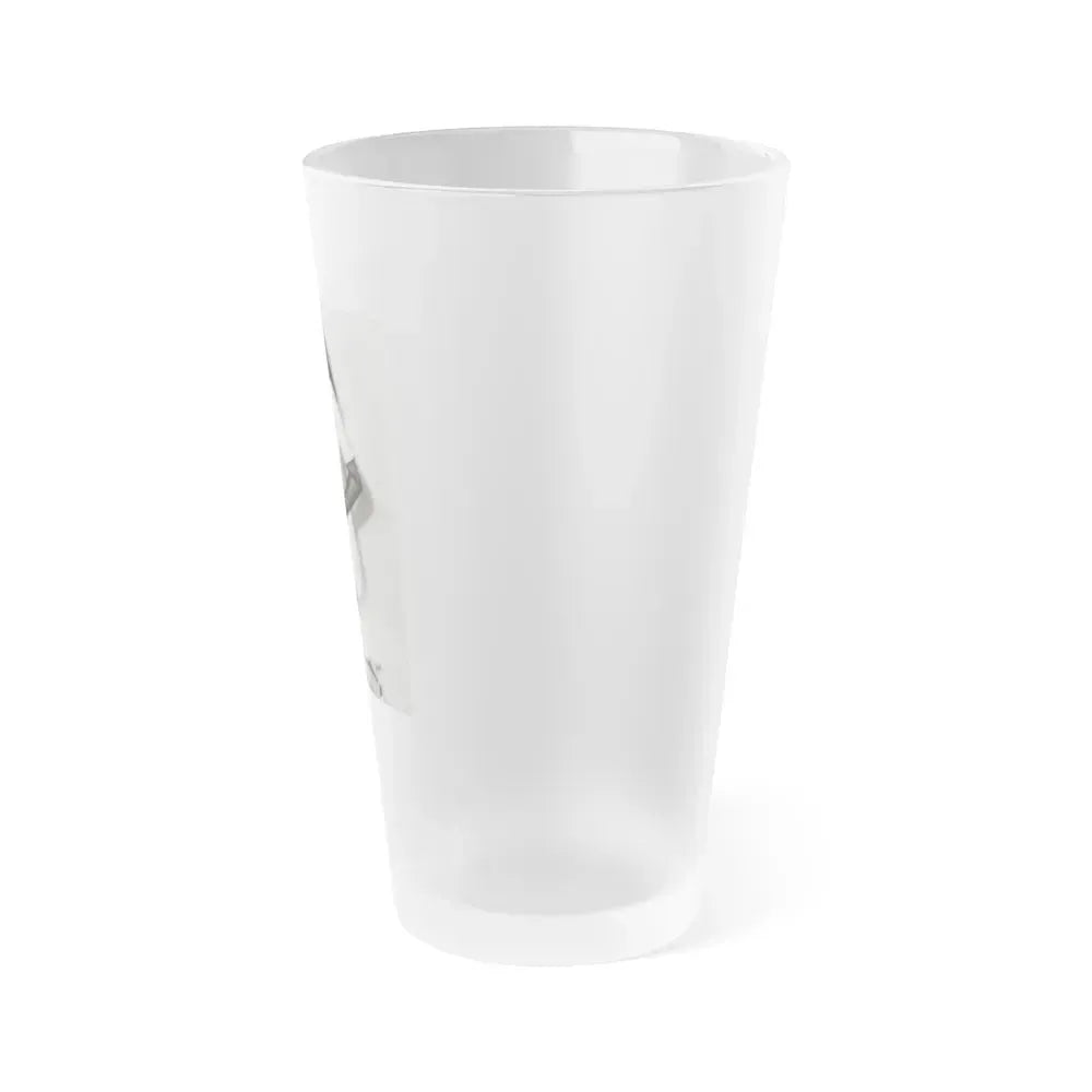 Bettie Page #618 (Vintage Female Icon) Frosted Pint Glass 16oz - Go Mug Yourself