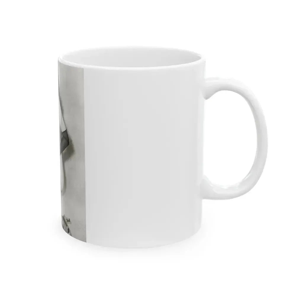 Bettie Page #618 (Vintage Female Icon) White Coffee Mug - Go Mug Yourself