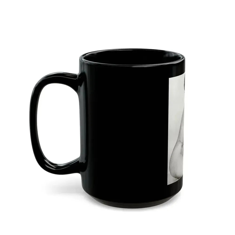 Bettie Page #619 (Vintage Female Icon) Black Coffee Mug - Go Mug Yourself