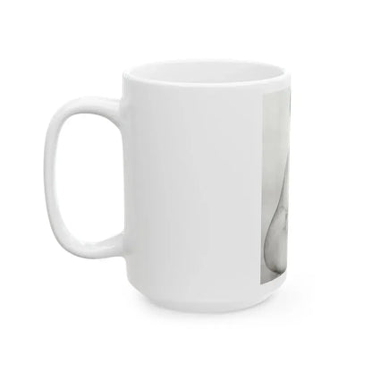 Bettie Page #619 (Vintage Female Icon) White Coffee Mug - Go Mug Yourself