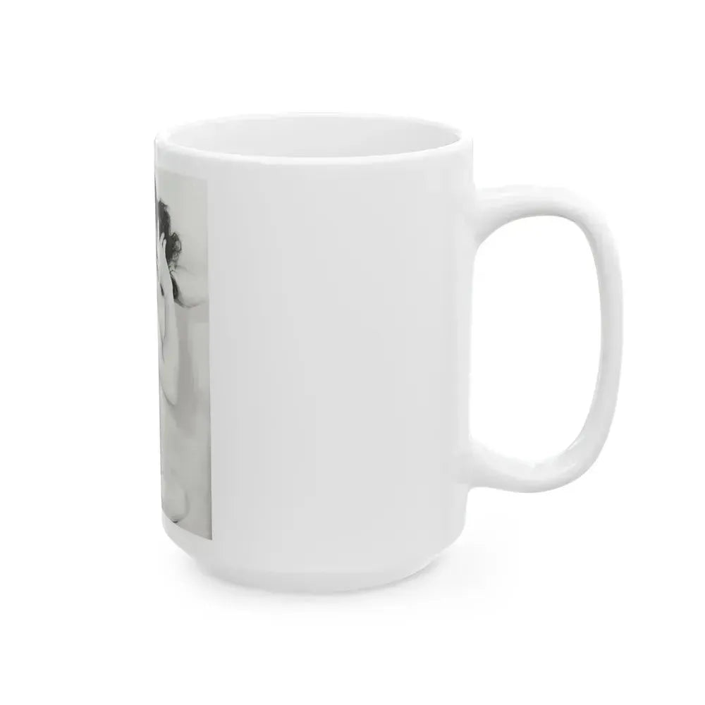 Bettie Page #619 (Vintage Female Icon) White Coffee Mug - Go Mug Yourself