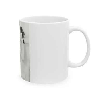 Bettie Page #619 (Vintage Female Icon) White Coffee Mug - Go Mug Yourself