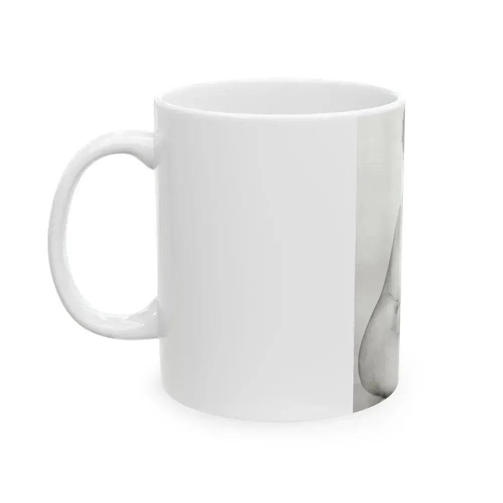 Bettie Page #619 (Vintage Female Icon) White Coffee Mug - Go Mug Yourself