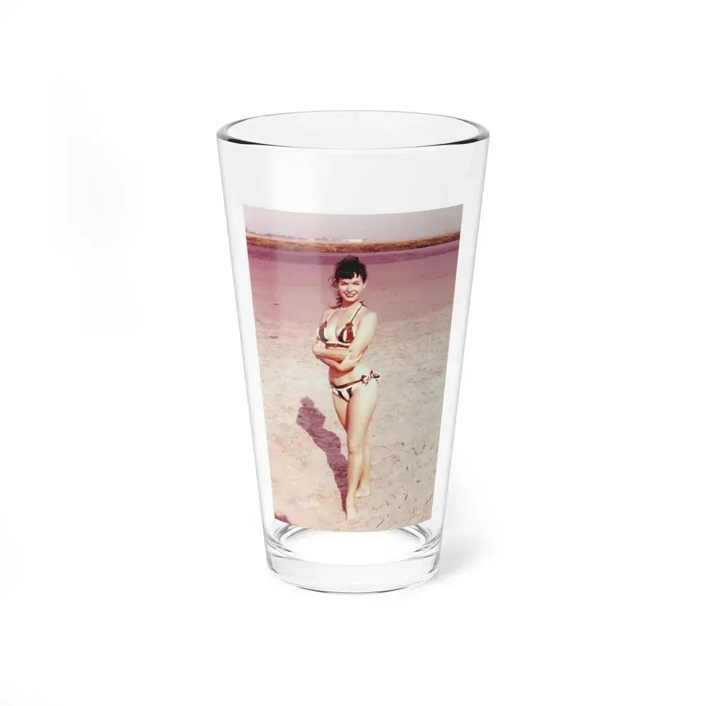 Bettie Page #62 (Vintage Female Icon) Pint Glass 16oz 16oz - Go Mug Yourself