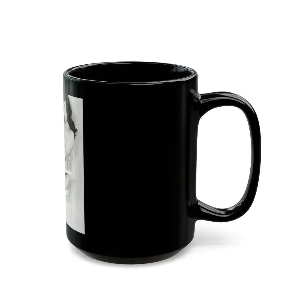 Bettie Page #620 (Vintage Female Icon) Black Coffee Mug - Go Mug Yourself