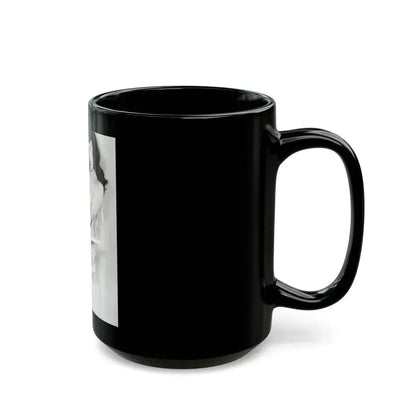 Bettie Page #620 (Vintage Female Icon) Black Coffee Mug - Go Mug Yourself