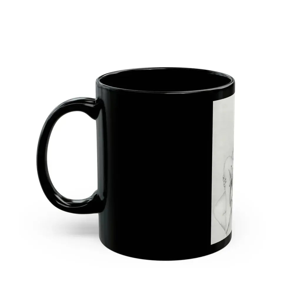 Bettie Page #620 (Vintage Female Icon) Black Coffee Mug - Go Mug Yourself