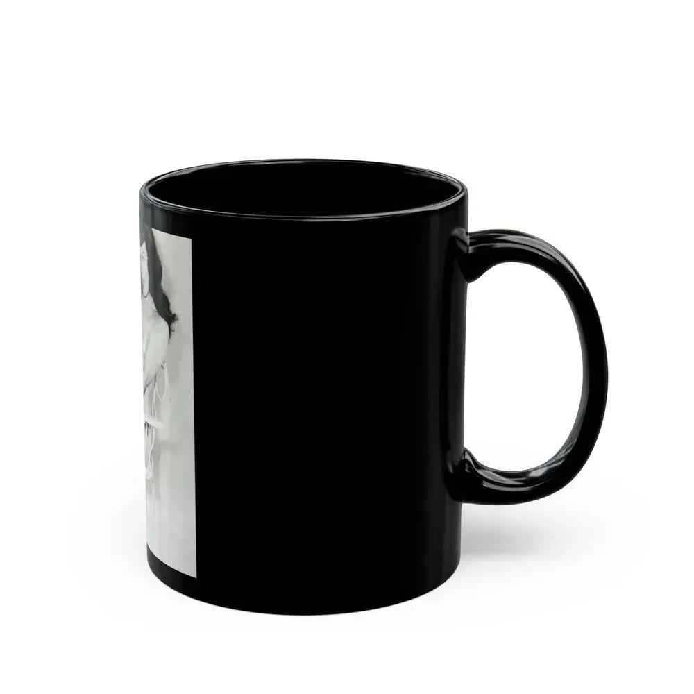 Bettie Page #620 (Vintage Female Icon) Black Coffee Mug - Go Mug Yourself