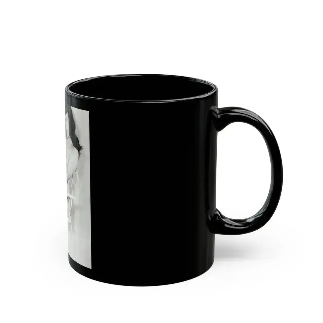 Bettie Page #620 (Vintage Female Icon) Black Coffee Mug - Go Mug Yourself