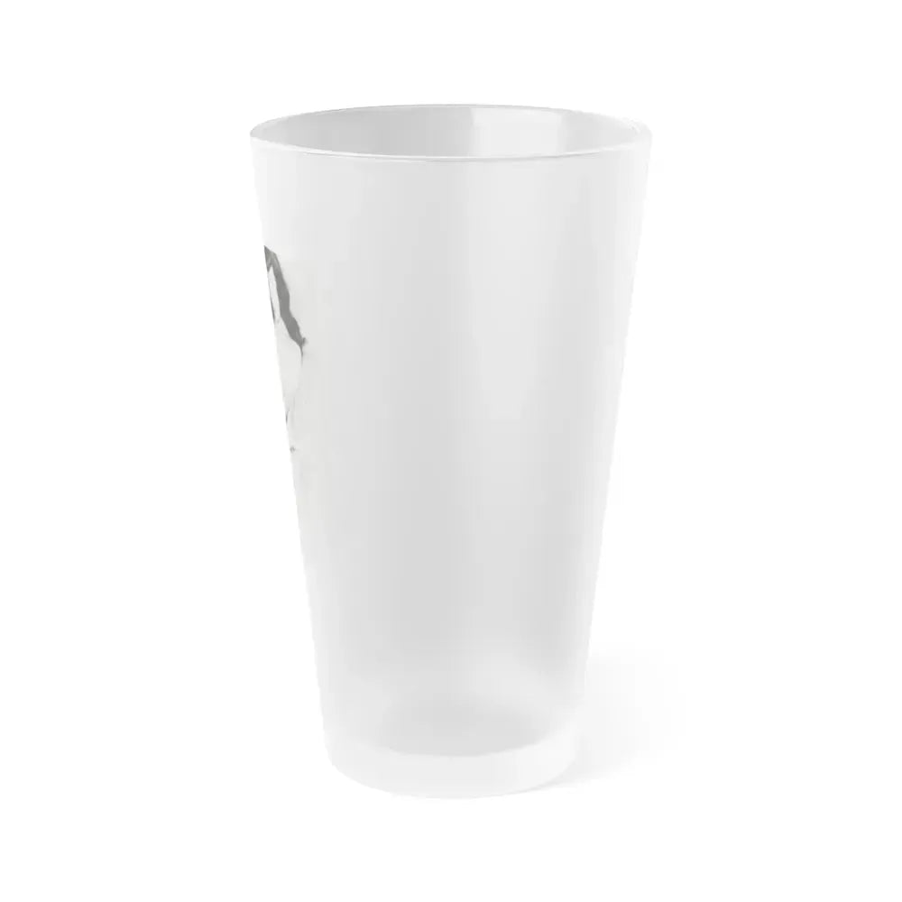 Bettie Page #620 (Vintage Female Icon) Frosted Pint Glass 16oz - Go Mug Yourself