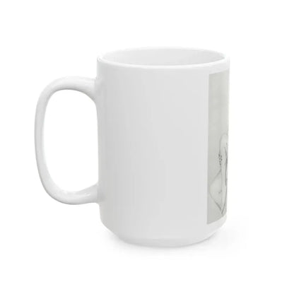 Bettie Page #620 (Vintage Female Icon) White Coffee Mug - Go Mug Yourself