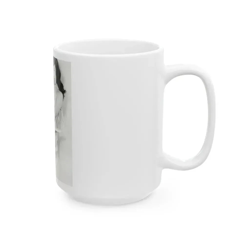 Bettie Page #620 (Vintage Female Icon) White Coffee Mug - Go Mug Yourself