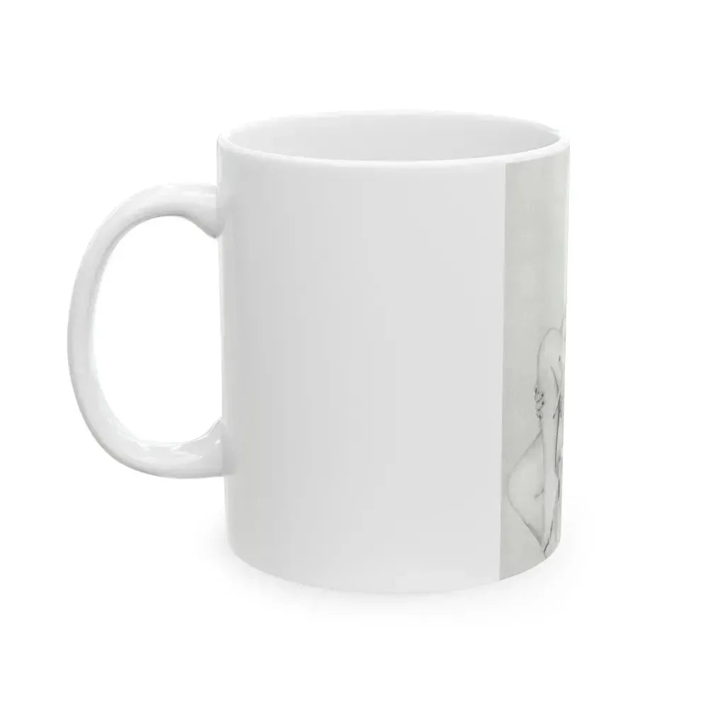 Bettie Page #620 (Vintage Female Icon) White Coffee Mug - Go Mug Yourself