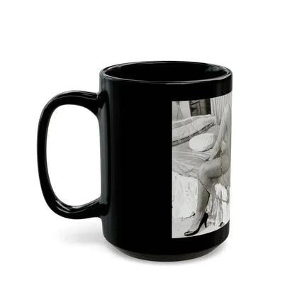 Bettie Page #622 (Vintage Female Icon) Black Coffee Mug - Go Mug Yourself