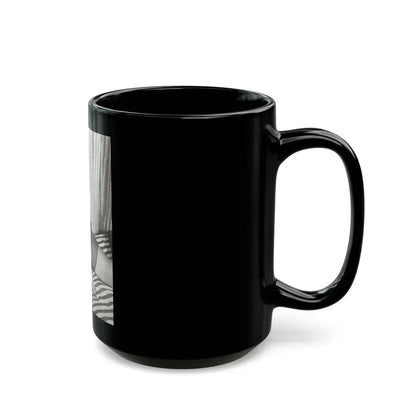 Bettie Page #623 (Vintage Female Icon) Black Coffee Mug - Go Mug Yourself