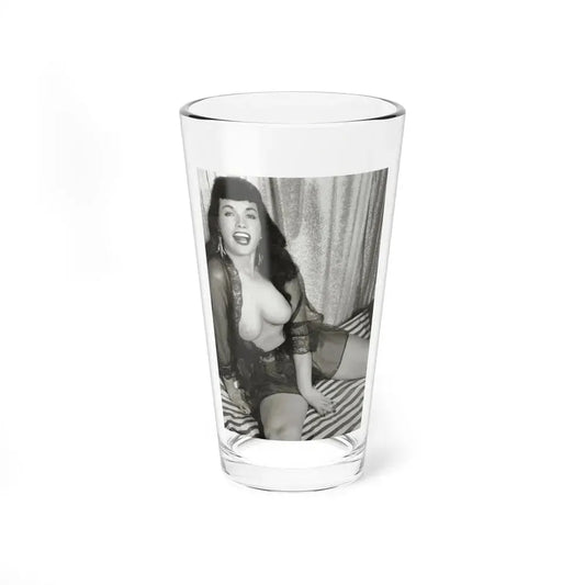 Bettie Page #623 (Vintage Female Icon) Pint Glass 16oz 16oz - Go Mug Yourself