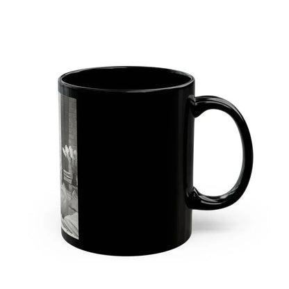 Bettie Page #624 (Vintage Female Icon) Black Coffee Mug - Go Mug Yourself