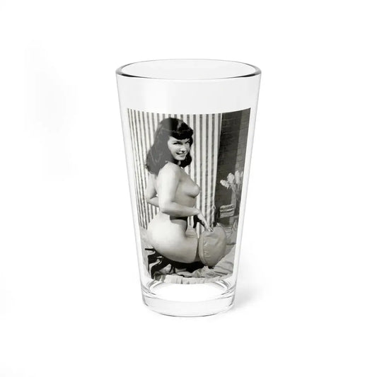 Bettie Page #624 (Vintage Female Icon) Pint Glass 16oz 16oz - Go Mug Yourself