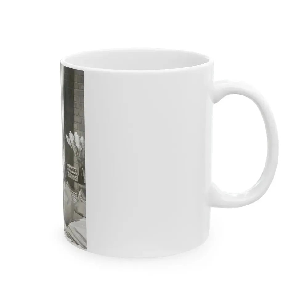 Bettie Page #624 (Vintage Female Icon) White Coffee Mug - Go Mug Yourself