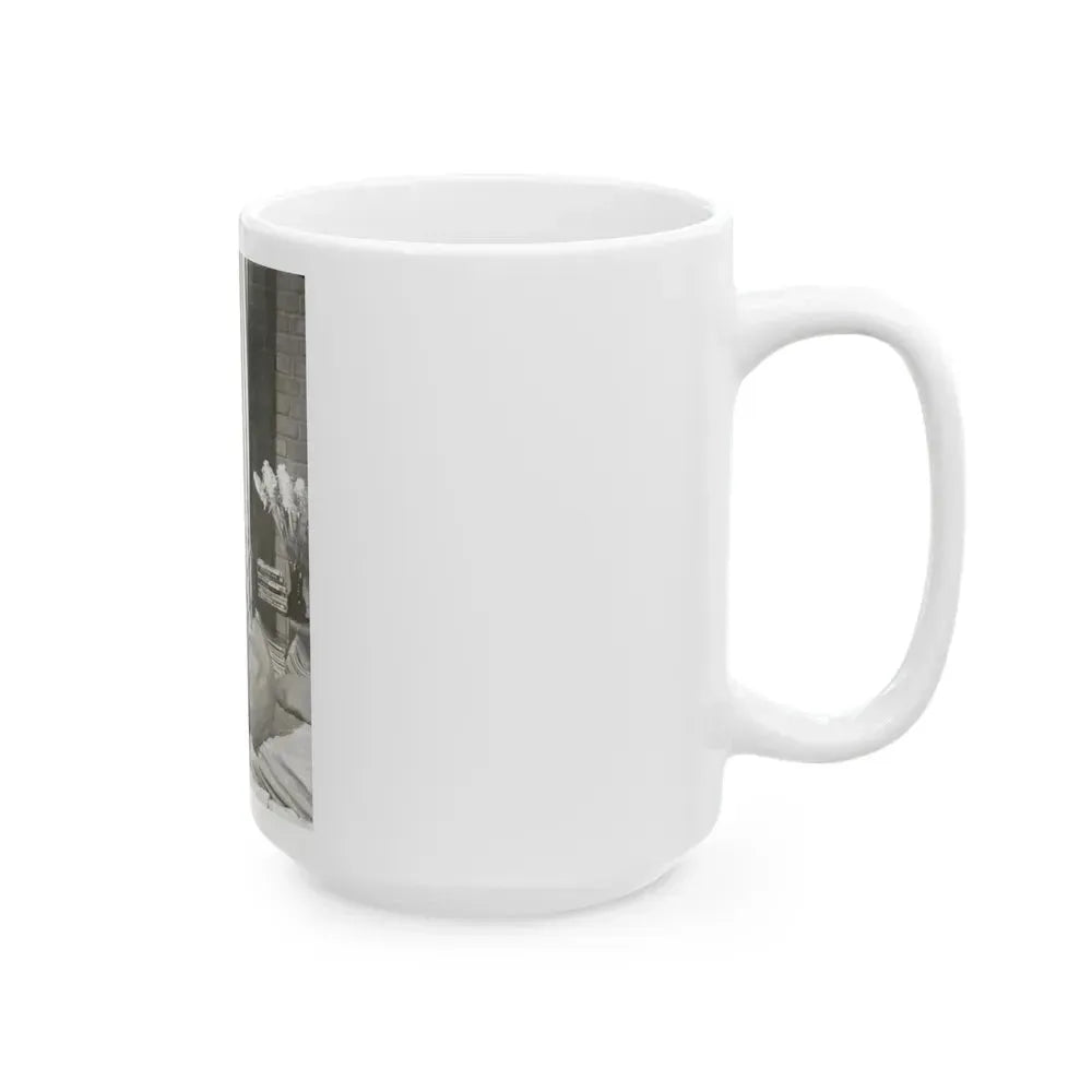 Bettie Page #624 (Vintage Female Icon) White Coffee Mug - Go Mug Yourself